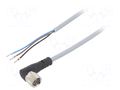 Cable: for sensors/automation; M8; PIN: 3; angled; 5m; plug; 60VDC FESTO NEBU-M8W3-K-5-LE3