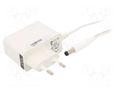 Power supply: switching; mains,plug-in; 5VDC; 2A; 10W; Out: 5,5/2,1 POS POSC05200A-CN-WH
