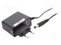 Power supply: switching; mains,plug-in; 12VDC; 0.5A; 6W; 78.88% POS POSC12050A-CN