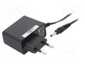 Power supply: switching; mains,plug-in; 12VDC; 1A; 12W; 82.96% POS POSC12100A-13