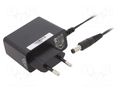 Power supply: switching; mains,plug-in; 12VDC; 1A; 12W; 82.96% POS POSC12100A-CN