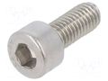 Screw; M5x12; 0.8; Head: cheese head; hex key; HEX 4mm; DIN 912 KRAFTBERG M5X12/D912-A2