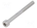 Screw; M5x50; 0.8; Head: cheese head; hex key; HEX 4mm; DIN 912 KRAFTBERG M5X50/D912-A2
