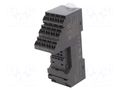 Socket; PIN: 14; for DIN rail mounting; Leads: screw terminals OMRON PYF-14-PU-L
