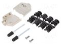 Complete D-Sub plugs 8655MH0901BLF AMPHENOL COMMUNICATIONS SOLUTIONS 8655MH0901BLF