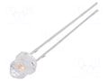LED; yellow/blue; 3mm; 30°; Front: convex; 2.1÷2.6/2.9÷3.4VDC OPTOSUPPLY OSYBP23132A