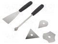 Kit: scrapers; for removing paint RAPID RAP-SCRAPER-SET