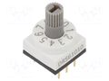 Encoding switch; Pos: 10; PCB,THT; 80mΩ; DC load @R: 0.15A/42VDC KNITTER-SWITCH DRS61010