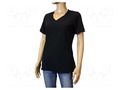 T-shirt; ESD; M,men's; cotton,polyester,carbon fiber; black EUROSTAT GROUP ERS-513000120G