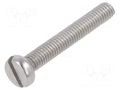 Screw; M3x20; 0.5; Head: cheese head; slotted; A2 stainless steel BOSSARD B3X20/BN650
