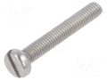 Screw; M3x20; 0.5; Head: cheese head; slotted; A2 stainless steel BOSSARD B3X20/BN650