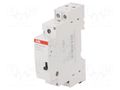 Relay: installation; bistable,impulse; NO x2; 18x68x85mm; E290 ABB E290-16-20/230