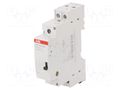 Relay: installation; bistable,impulse; NO x2; 18x68x85mm; E290 ABB E290-16-20/230