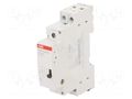 Relay: installation; monostable; NO x2; Ucoil: 230VAC; 18x68x85mm ABB E297-16-20/230