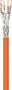 CAT 7A Network Cable, S/FTP (PiMF), orange, 100 m - (CU) AWG 23/1 (solid), (LSZH) halogen-free cable sheath 91888