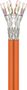 CAT 7A Duplex Network Cable, S/FTP (PiMF), orange, 500 m - (CU) AWG 23/1 (solid), (LSZH) halogen-free cable sheath 91892