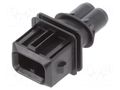 Connector: automotive; plug; male; JPT; PIN: 2; for cable; black TE Connectivity 106462-1