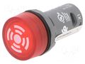 Signaller: lighting-sound; 22mm; CB1; Ø22.3mm; 230VAC; 70mA ABB CB1-613R