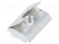 Nut; for profiles; Width of the groove: 10mm; stainless steel FATH FA-096086F