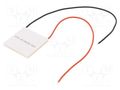 Module: Peltier; 15.4V; 6A; 40x40x3.7mm; 53.3W; ceramics; 20AWG Advanced Thermal Solutions ATS-TEC40-37-019