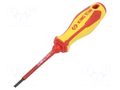 Screwdriver; insulated; slot; 3x0.5mm; Blade length: 75mm KING TONY KT-14720303