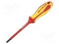 Screwdriver; insulated; PlusMinus PH-type; PZ1/SL; 100mm KING TONY KT-147E0104