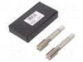 Tap; M12; 0.75; L: 70mm; Holder: hand; 7mm; Thread: fine thread; 2pcs. VÖLKEL VOLKEL-26343