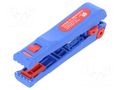 Stripping tool; Øcable: 4÷10mm; 0.05÷0.5mm2; Tool length: 125mm WEICON WEICON-52000030