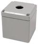 ENCLOSURE, PUSHBUTTON, 1 HOLE, PC Q1PBPCDM