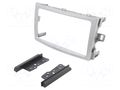 Radio frame; Toyota; 2 DIN; silver ACV RAM-40.1027