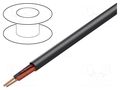 Wire; 2x18AWG; unshielded; 300V; 305m; Cu; stranded; grey; CPR: Eca BELDEN 5300UE.0081000