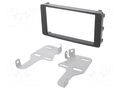 Radio frame; Mitsubishi; 2 DIN; black ACV RAM-40.942