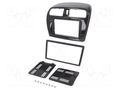 Radio frame; Mitsubishi; 2 DIN; black gloss ACV RAM-40.950