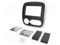 Radio frame; Fiat,Nissan,Opel,Renault; 2 DIN; black,silver ACV RAM-40.979.1