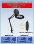 Darbo šviestuvas 230Vac 12W su didinamuoju Ø127mm stiklu, 5 dioptrijos, juodas, pritemdomas, SMD LED ML/9206LED-127-5D-B