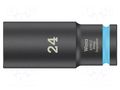 Socket; 6-angles,socket spanner,impact; HEX 24mm; 1/2"; long WERA WERA.05004839001