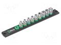 Wrench-set; Kind of wrench: 6-angles,socket spanner; 9pcs. WERA WERA.05005400001