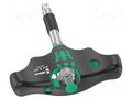 Handle for the key; 1/4"; with ratchet; 99mm; Kind of handle: T WERA WERA.05023460001