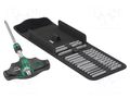 Kit: screwdriver bits; hex key,Phillips,Pozidriv®,slot,Torx® WERA WERA.05023471001