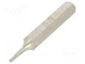 Screwdriver bit; hex key; HEX 0.9mm; Kind: precision BETA BE1256PE/0.9