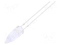 LED; green; 5mm; 750÷1120mcd; 100°; Front: Rocket; 12VDC OPTOSUPPLY OSG5DA58A1B-12V