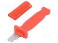 Knife; for electricians; for cables; Tool length: 185mm; W: 7mm NWS NW2041