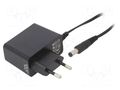 Power supply: switching; mains,plug-in; 9VDC; 1A; 9W; Out: 5,5/2,1 POS POSC09100A-CN