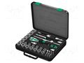 Wrench-set; inch,socket spanner; Mounting: 1/2"; 38pcs. WERA WERA.05003647001