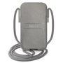 Guess Handbag GUPHLPSASBGR 6.7 &quot;gray / gray Saffiano Strap, Guess 3666339031794 3666339031794
