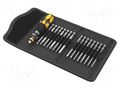Kit: screwdrivers; Kit: case,screwdriver bits,screwdriving grip WERA WERA.05051043001
