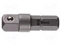 Adapter; Socket size-inch: 1/4"; Kind of socket: square; 1/4" WERA WERA.05136000001
