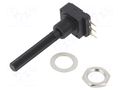 Potentiometer: shaft; 200kΩ; 200mW; THT; 6mm; plastic; mono; carbon PIHER 6PMI-200K