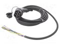 Cable: eMobility; 1x0.5mm2,5x2.5mm2; 480V; 11kW; IP44; three-phase HARTING 8803758888880A1