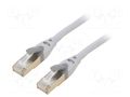 Patch cord; RJ45 plug,both sides; S/FTP; 6a; OFC; PVC; grey; 2m VENTION IBHHH